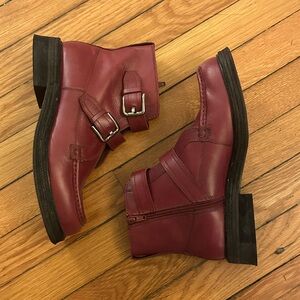 Free People Burgundy Boots